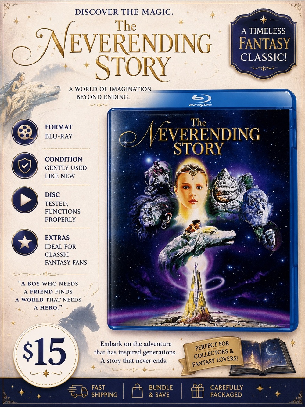 The NeverEnding Story Blu-ray Classic Adventure